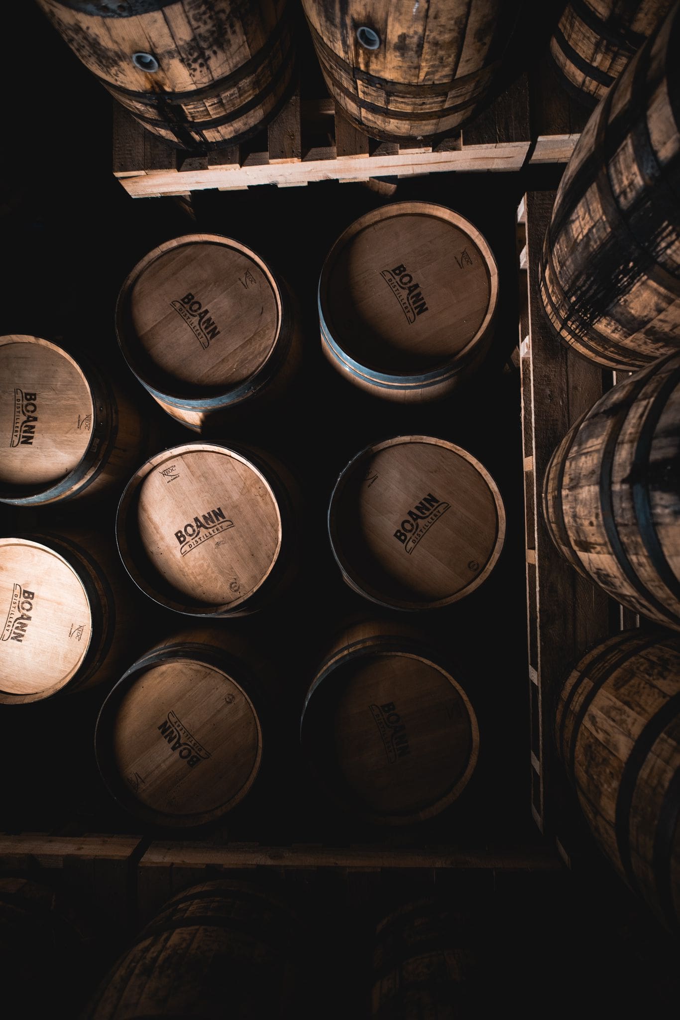Aging Whiskey Barrels